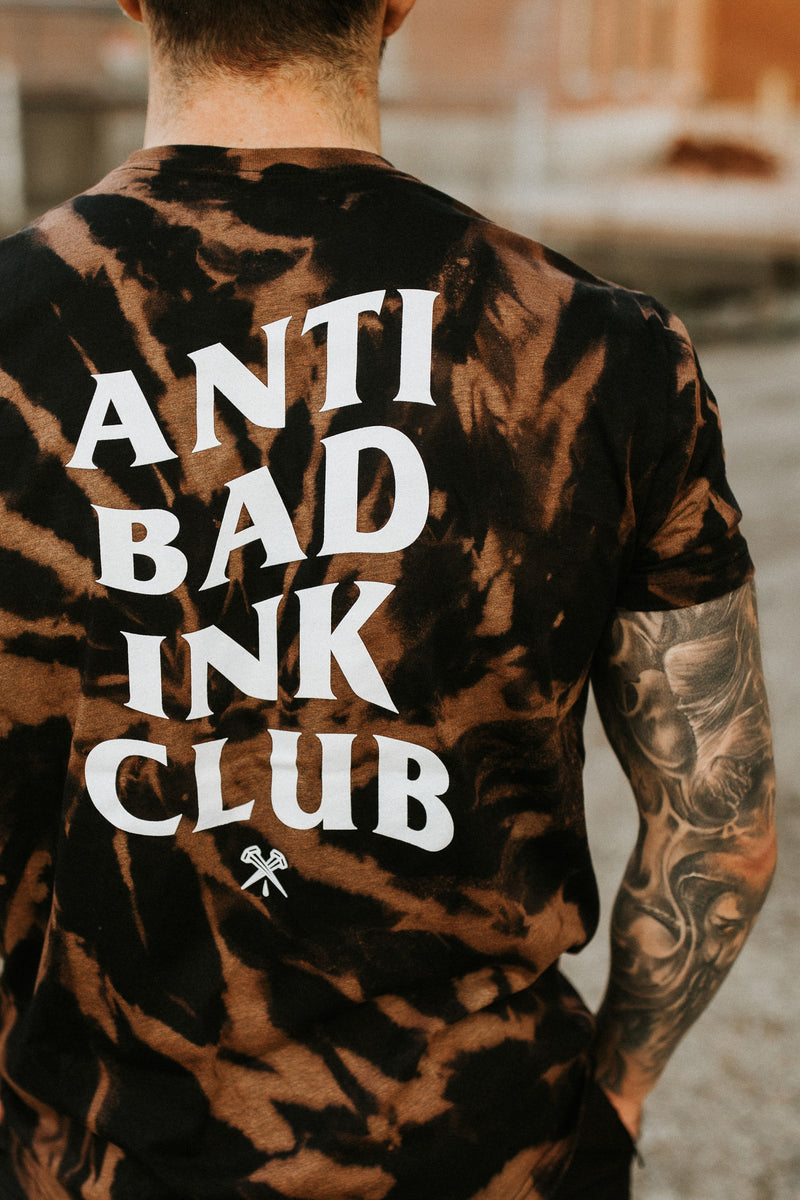 Anti Bad Ink Club Bleached Shirt